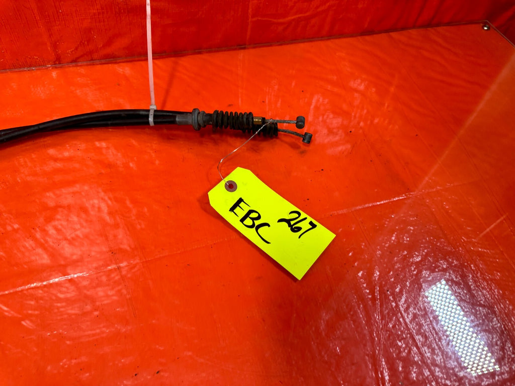90 93 MAZDA MX 5 MIATA   EMERGENCY PARKING BRAKE CABLE SET CABLES LEFT RIGHT OEM4
