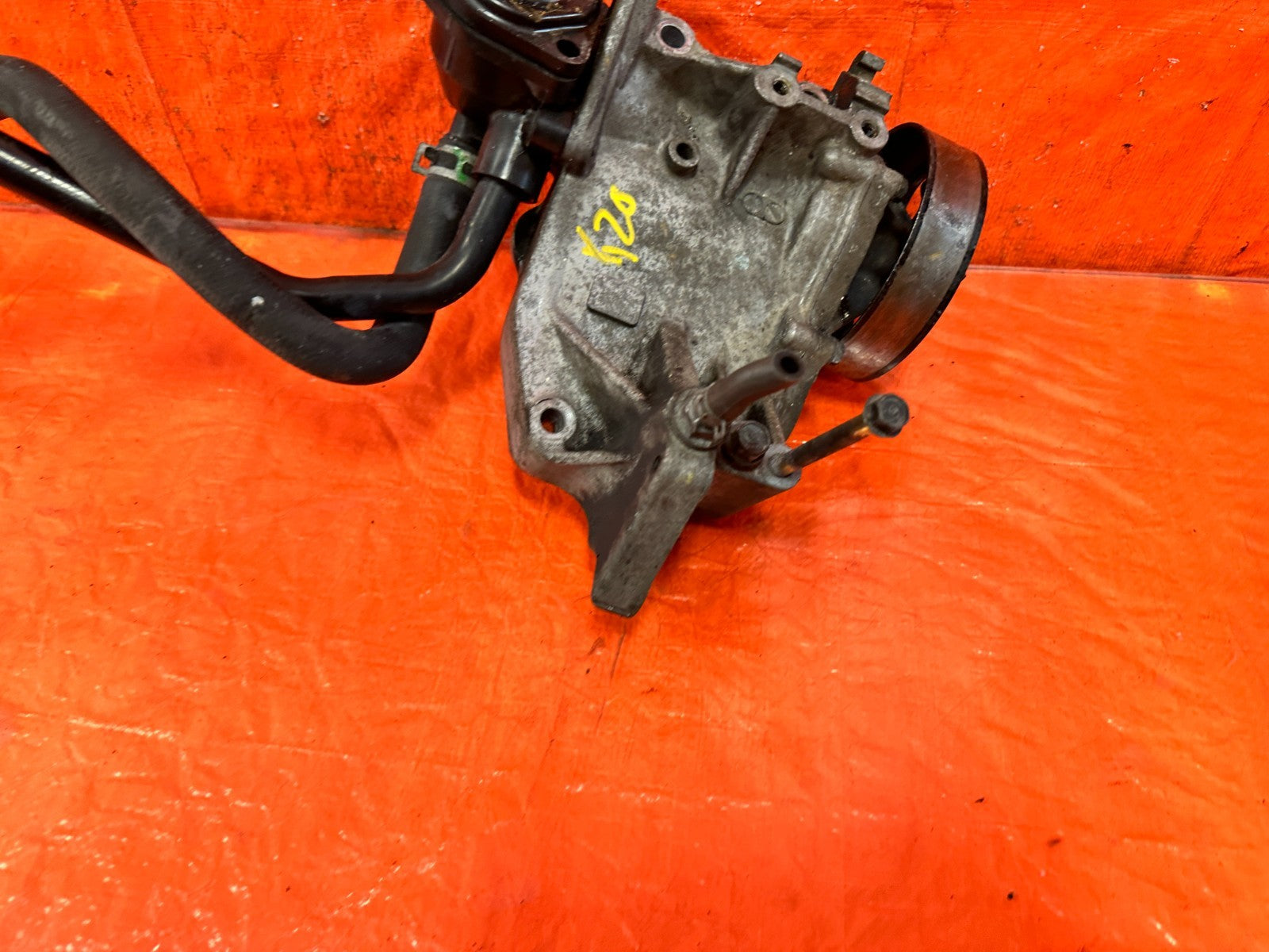 02 06 ACURA RSX K20A2 K20A3 WATER PUMP HOUSING W/ COOLANT NECK & THERMOSTAT OEM4