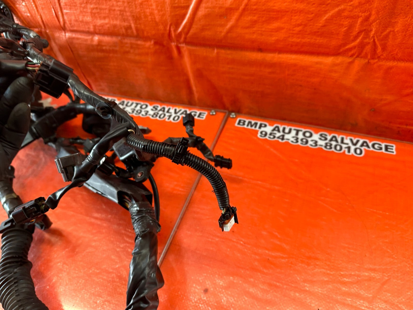 2010 INFINITI G37   VQ37VHR   6 SPEED MANUAL ENGINE HARNESS WIRING LOOM OEM 2453