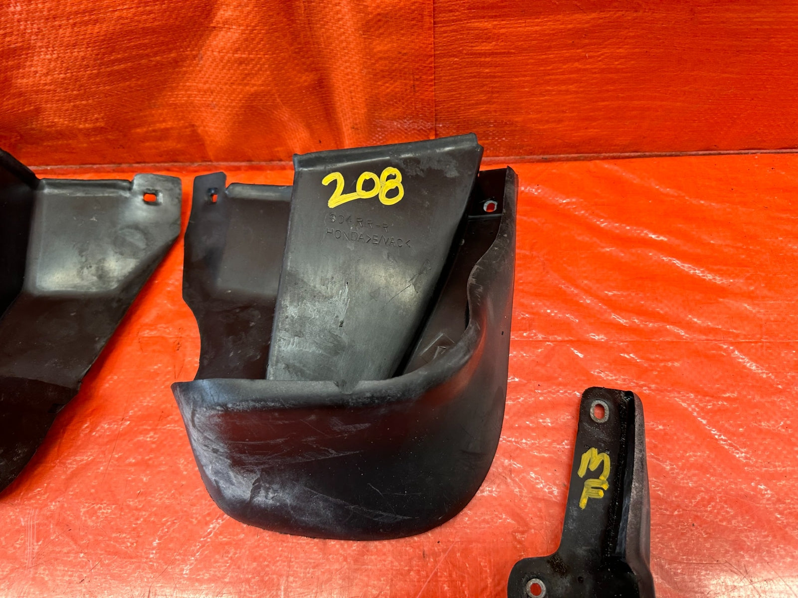 96 98 HONDA CIVIC 2D COUPE FACTORY MUD FLAPS SPLASH GUARDS FRONT & REAR OEM #20810