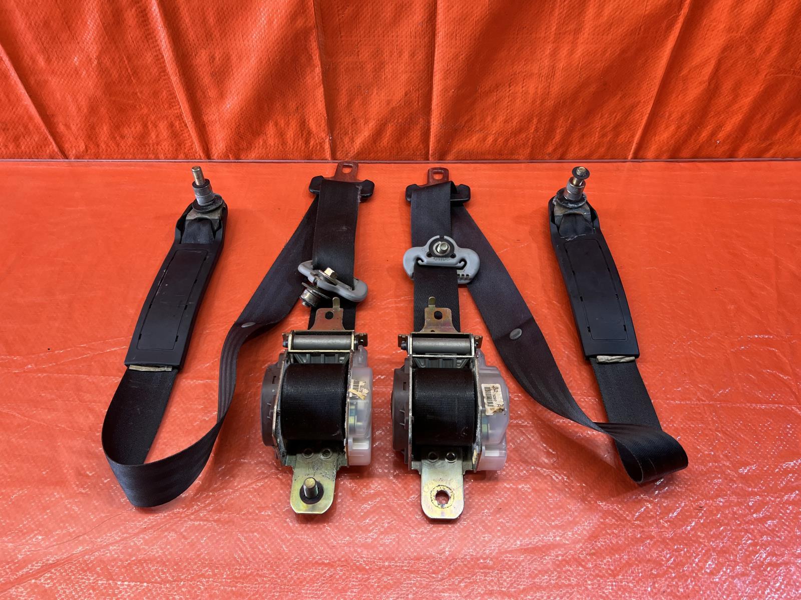 96 00 HONDA CIVIC   HATCHBACK   FRONT SEAT BELT SET LEFT & RIGHT SEAT BELTS OEM 0