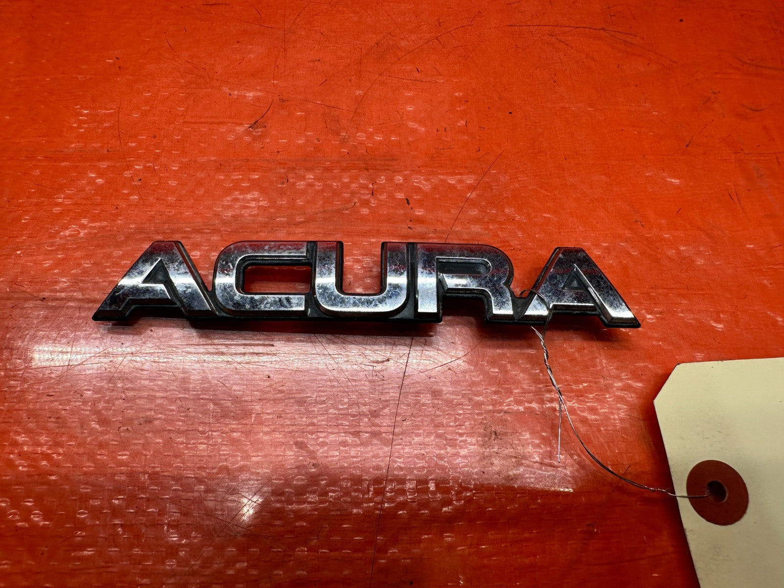 1994 2001 ACURA INTEGRA REAR TRUNK HATCH LID ACURA EMBLEM BADGE SIGN OEM #3310