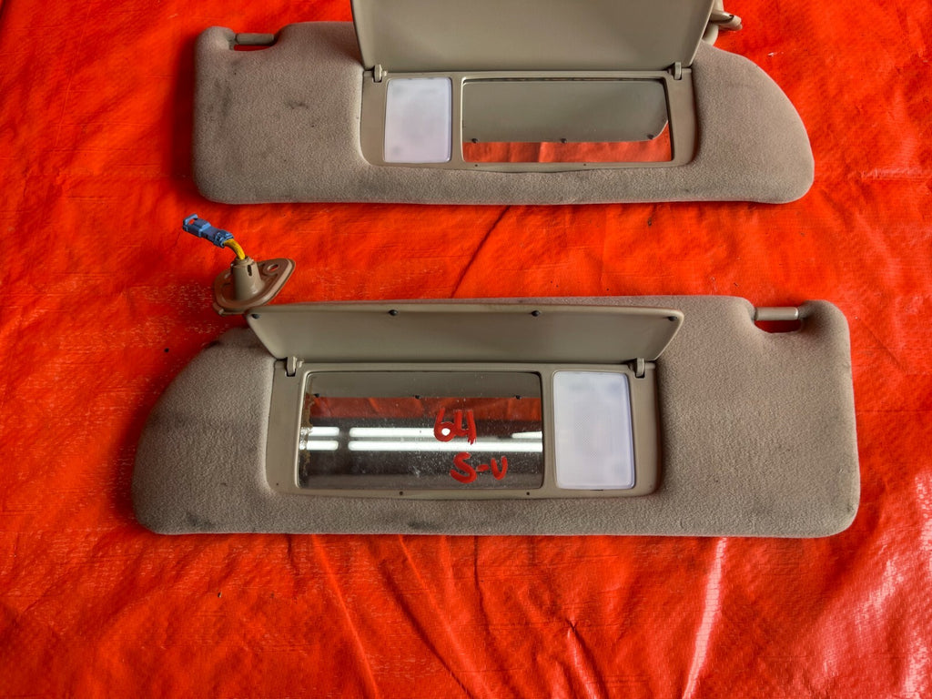 92 94 LEXUS SC300 SC400   SUN VISOR SET   LEFT AND RIGHT   TAN COLOR   OEM #648