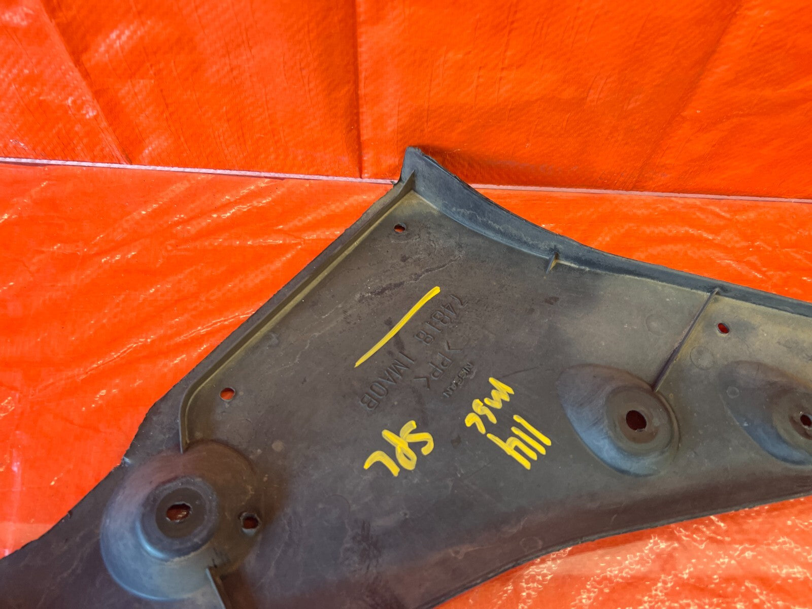 14 19 INFINITI Q50 REAR FLOOR TUNNEL COVER PASSENGER RIGHT SIDE 74818 1MA0B #1137