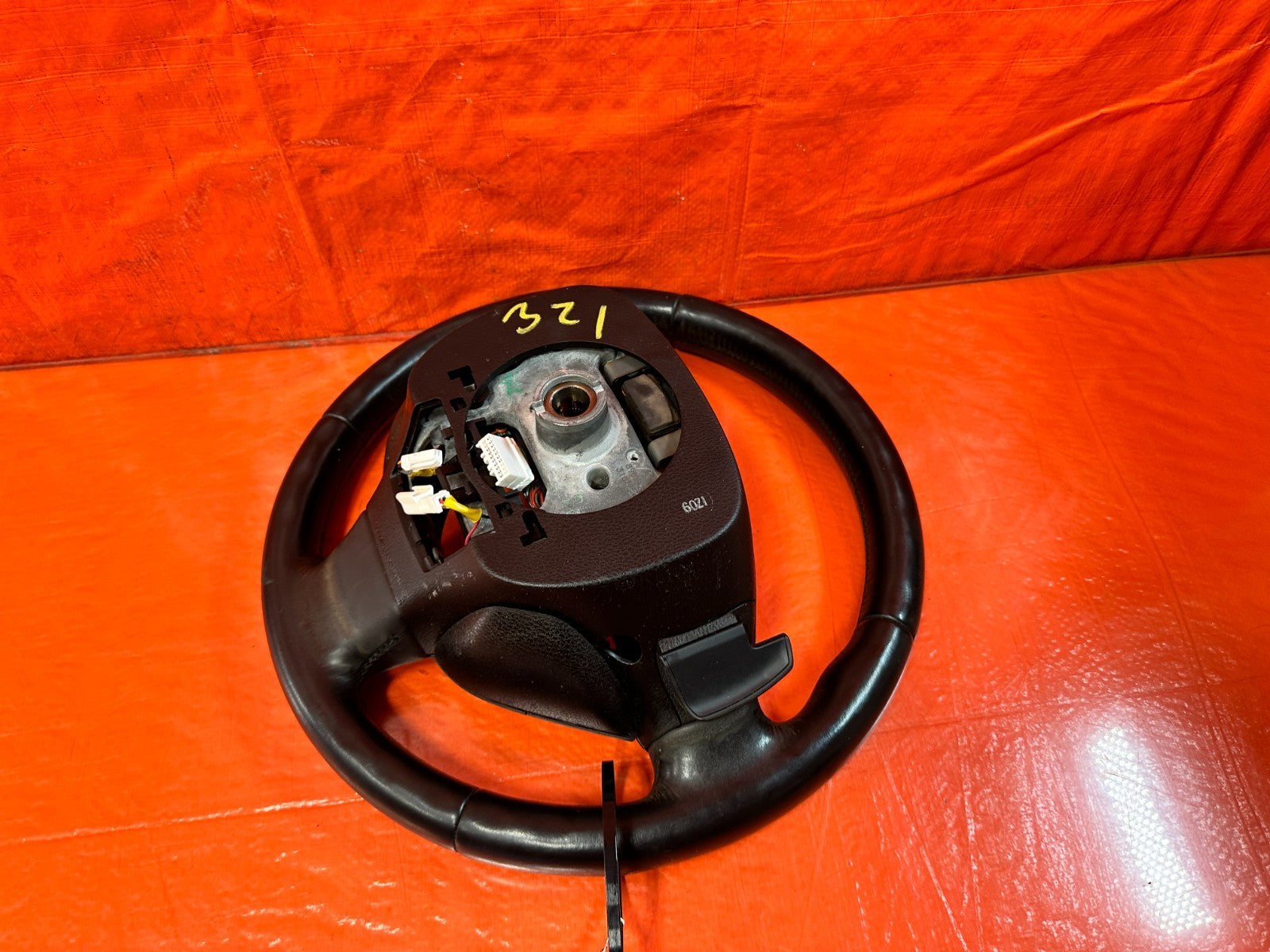 09 14 ACURA TSX   STEERING WHEEL   BLACK LEATHER WRAP   OEM FACTORY #32113