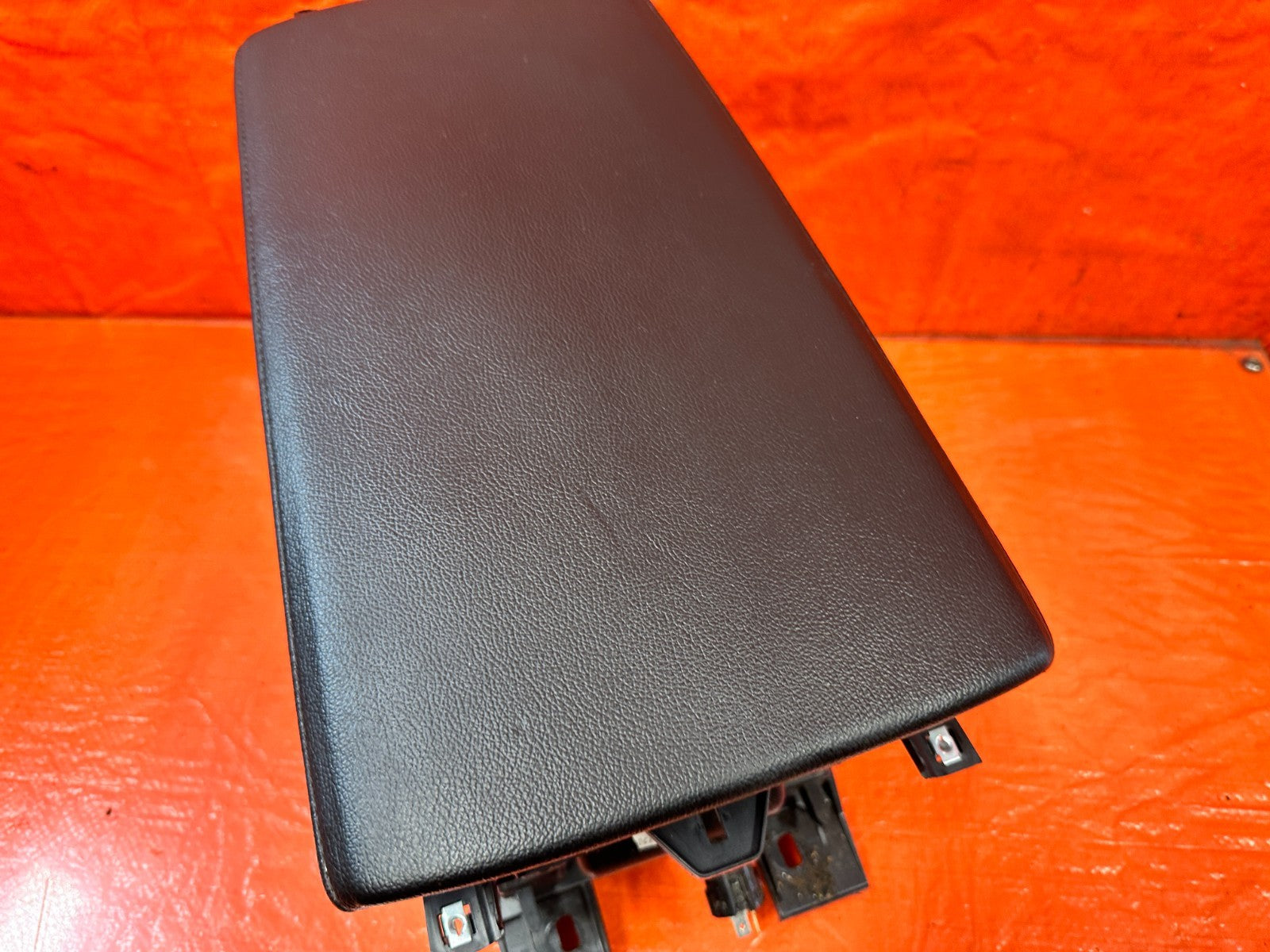 18 22 HONDA ACCORD   BLACK LEATHER ARM REST CENTER CONSOLE STORAGE OEM #3246