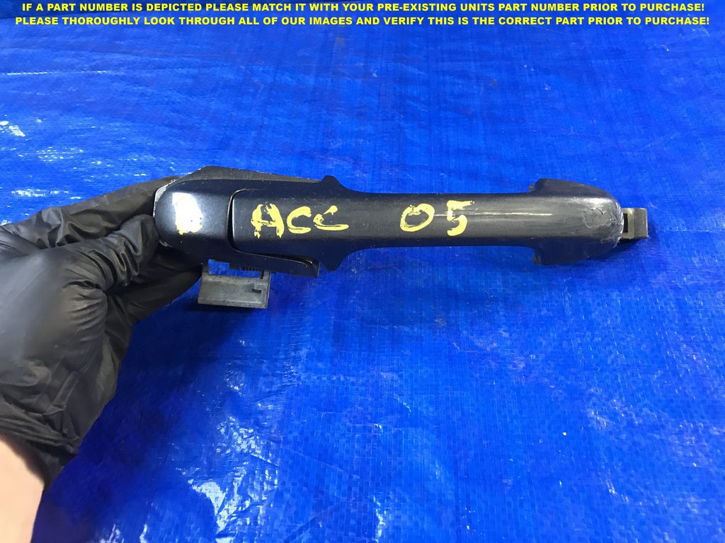 OEM 2003 2004 2005 HONDA ACCORD DRIVER LEFT REAR EXTERIOR DOOR HANDLE L0