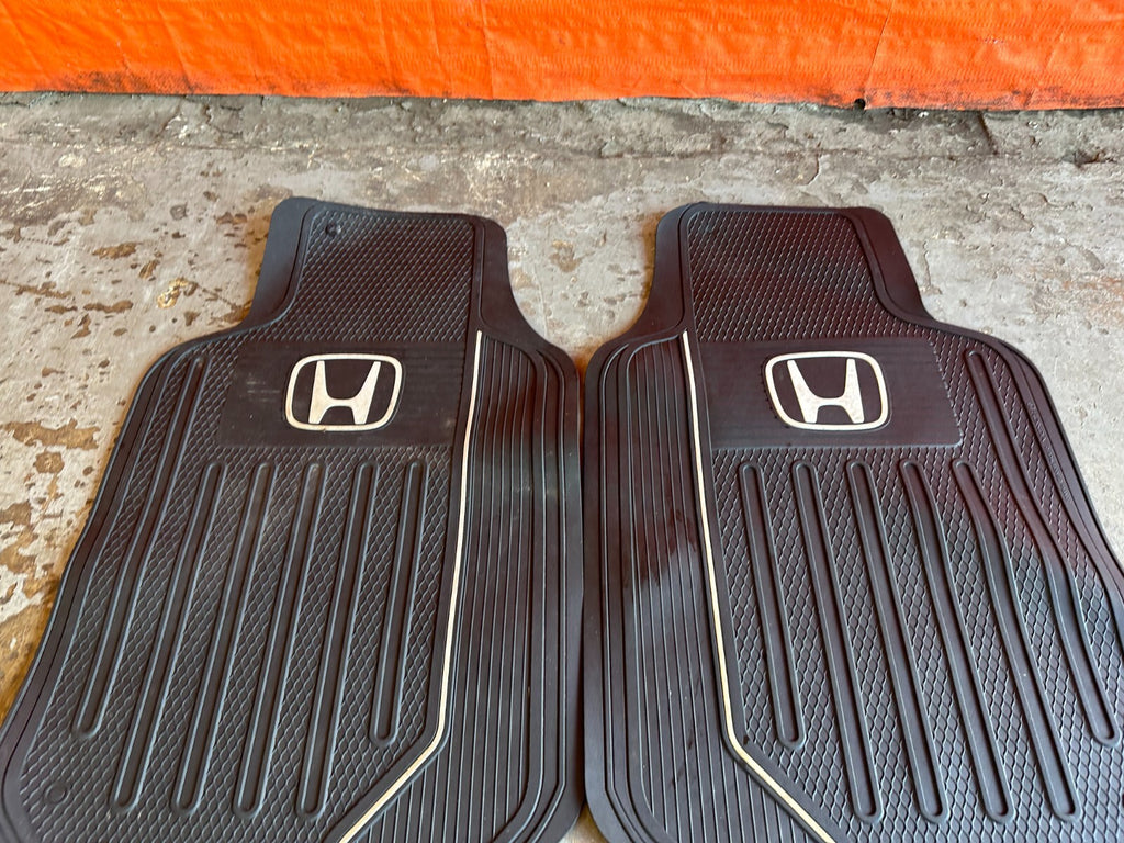 96 00 HONDA CIVIC COUPE   ALL WEATHER FLOOR MAT SET   LEFT RIGHT FRONT   #2214