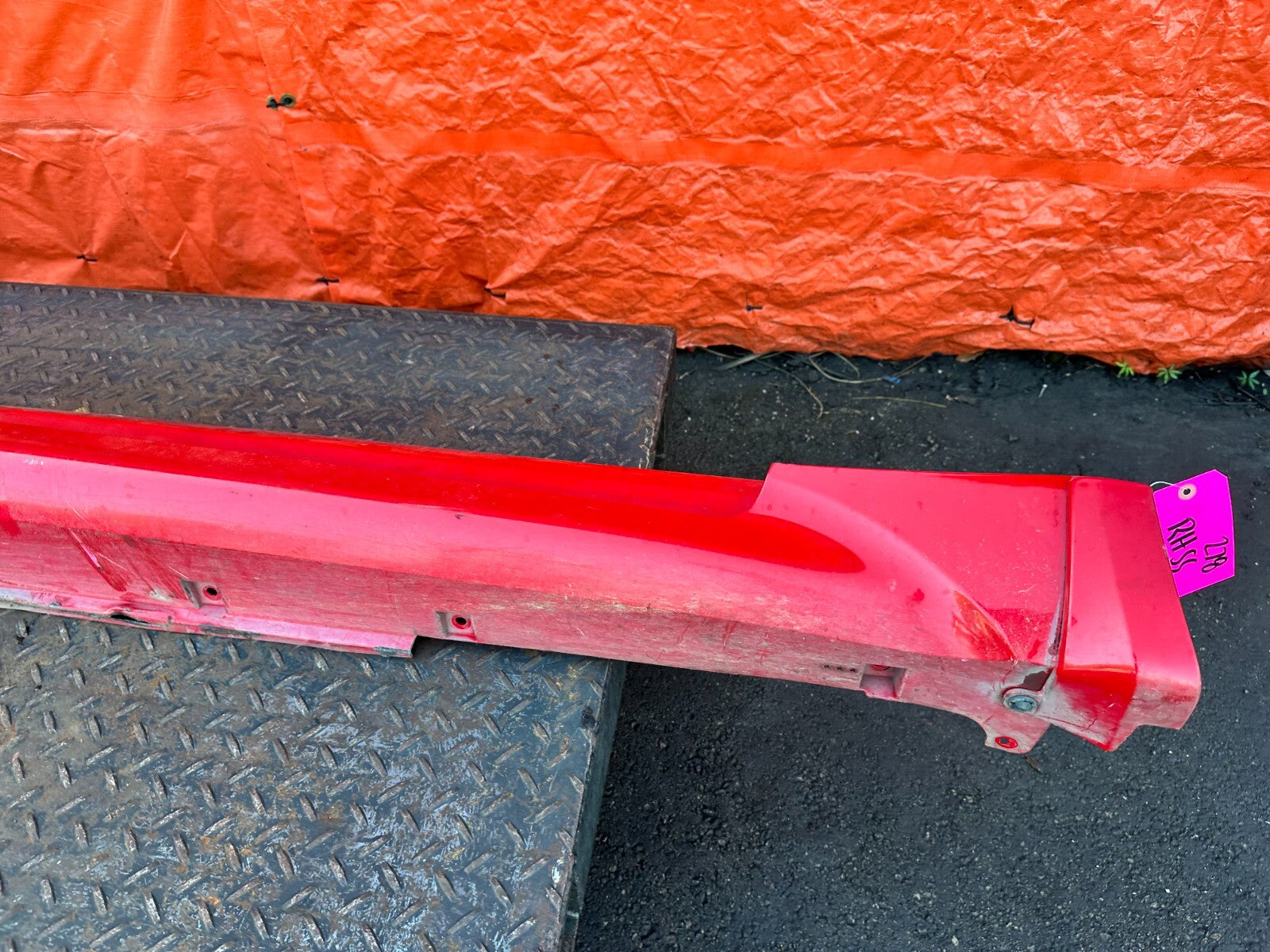 09 13 INFINITI G37 CONVERTIBLE   RIGHT SIDE SKIRT ROCKER MOLDING OEM #2784