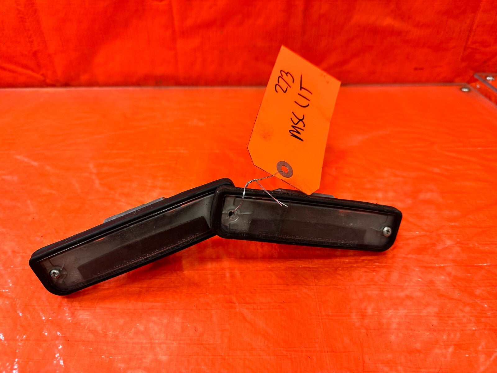 1996 96 HONDA PRELUDE   LEFT AND RIGHT LICENSE PLATE LIGHTS LAMPS   OEM #2730