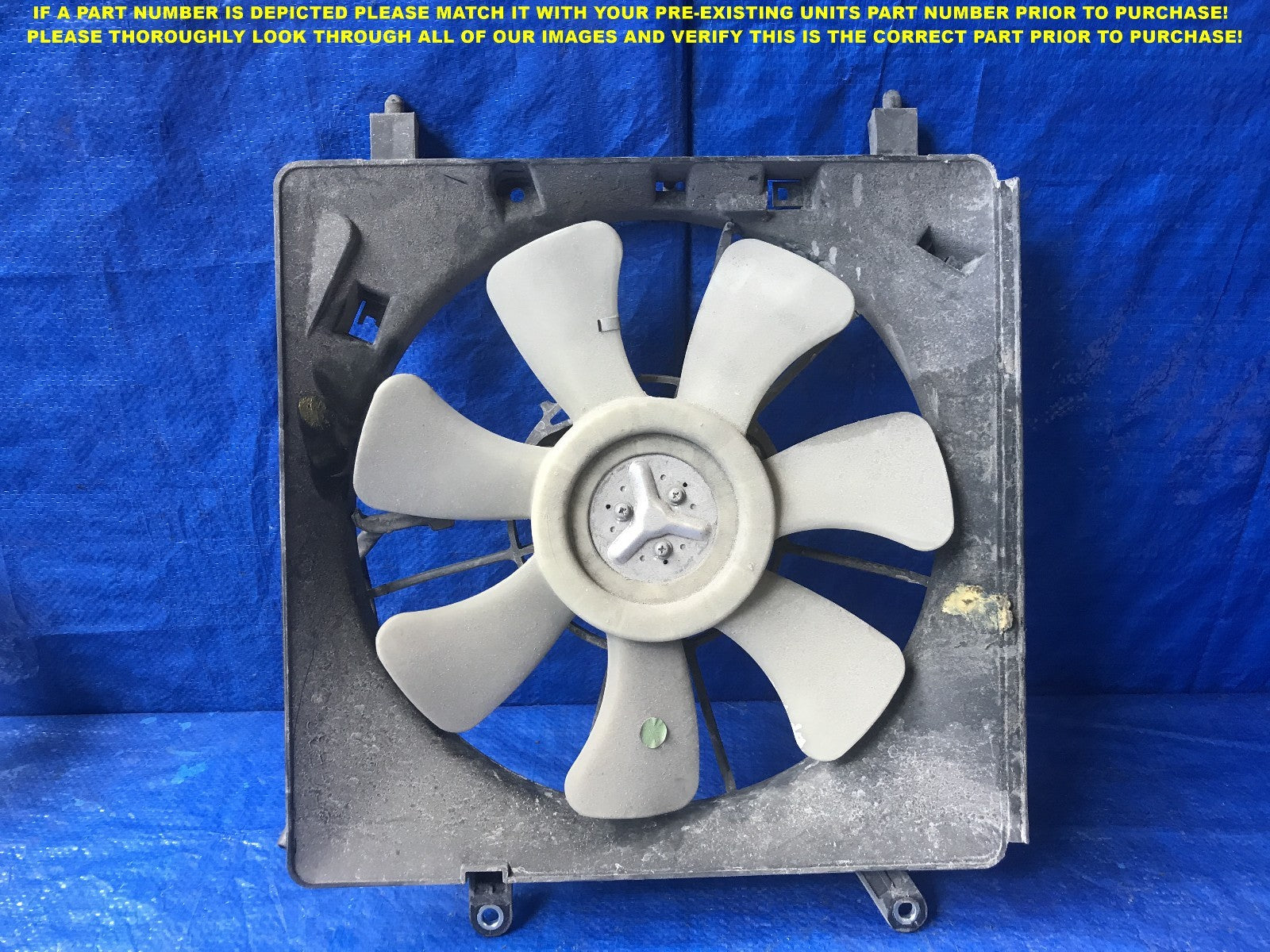 OEM 2002 2003 2004 02 03 04 ACURA RSX CONDENSER COOLING FAN2