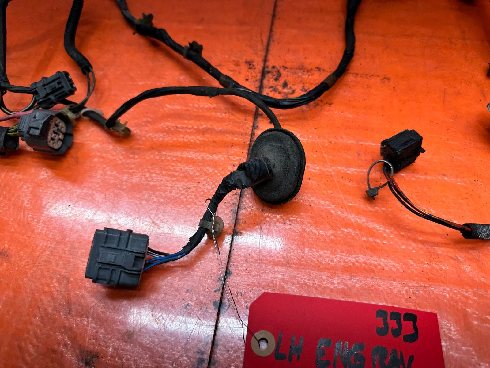 92 95 HONDA CIVIC   DRIVER LEFT ENGINE BAY UNDER HOOD HARNESS   OEM #3335