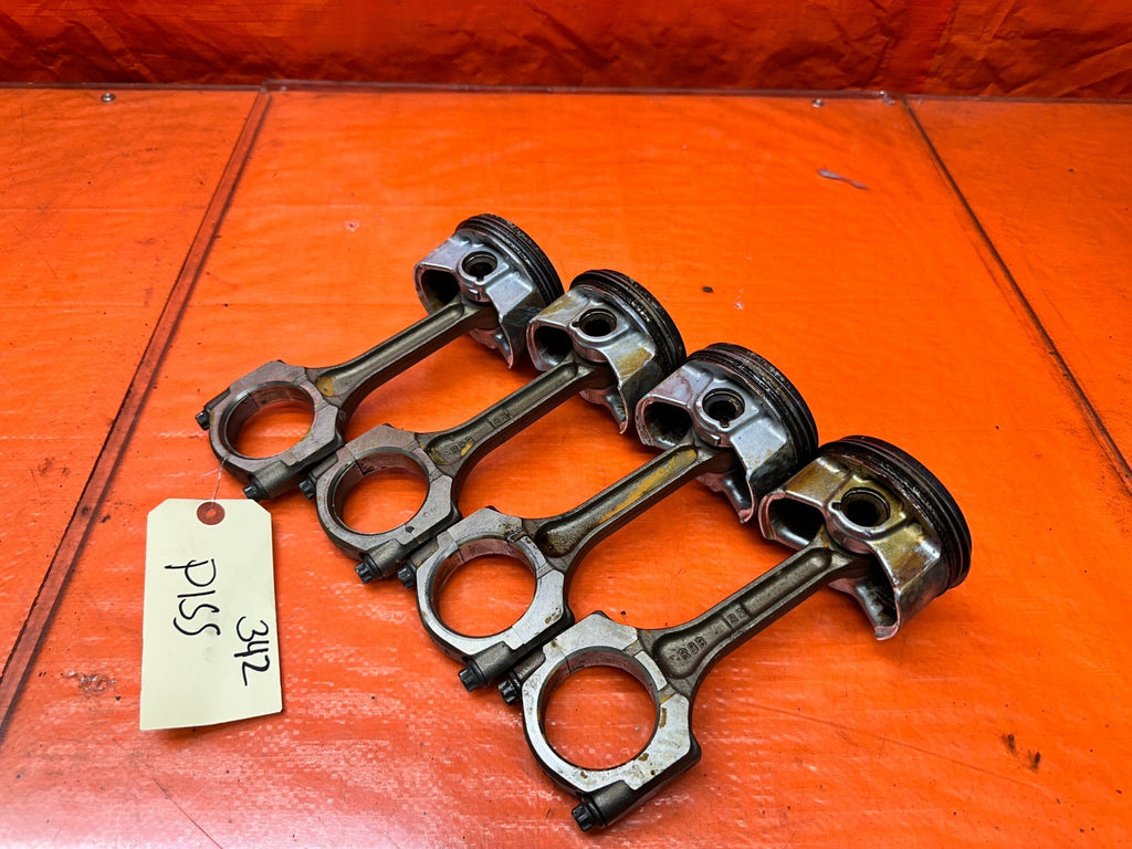 04-05 ACURA TSX 4D 2.4L K24A2 ENGINE PISTONS RODS SET OF 4 RBB OEM #3420
