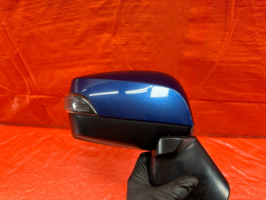 15 21 SUBARU WRX & STI   RIGHT SIDE VIEW MIRROR   7 WIRE   BLUE   OEM #1825