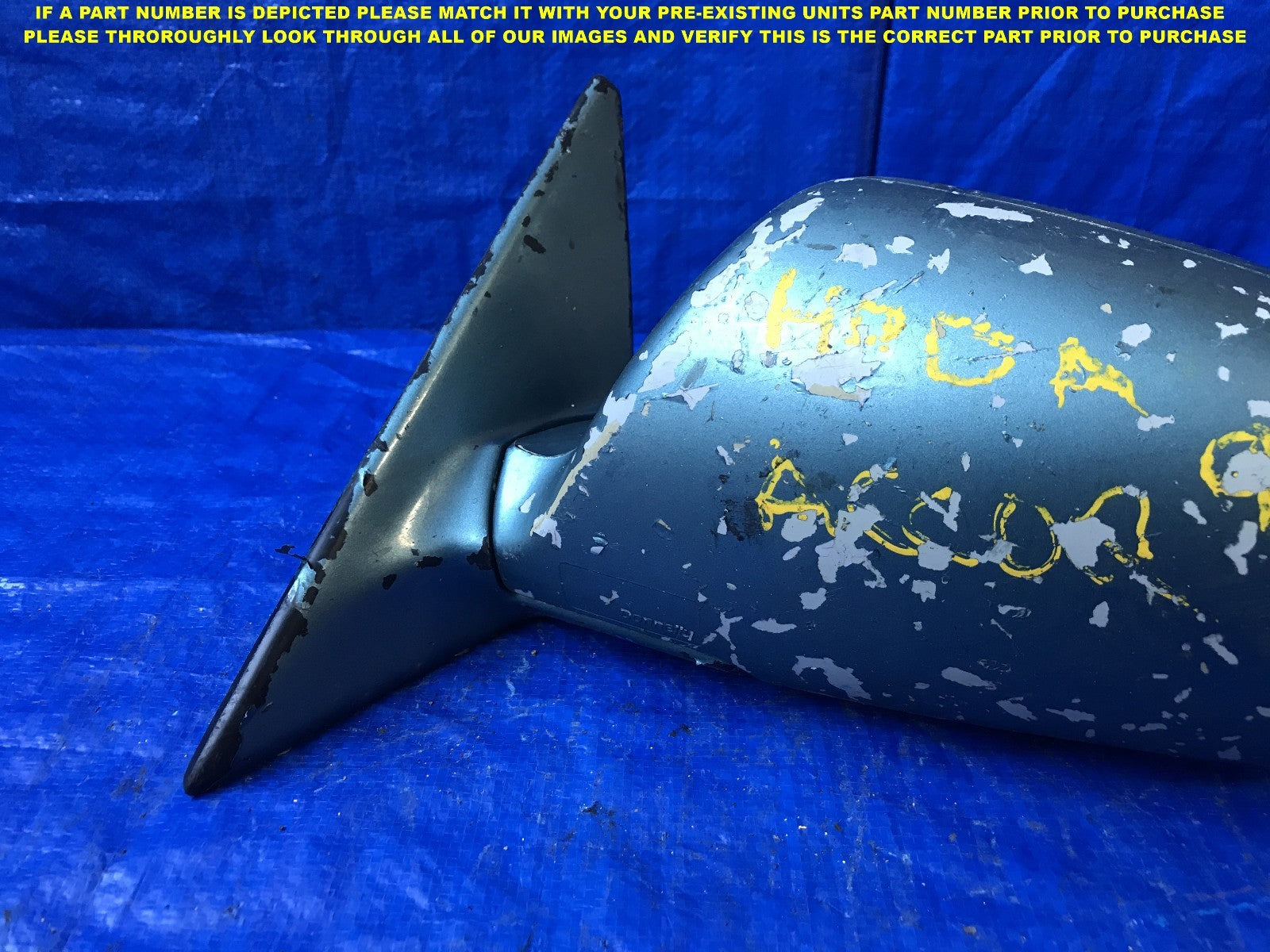 OEM 1990 1991 1992 1993 HONDA ACCORD DRIVER LEFT SIDE VIEW MIRROR       BIN 11 2