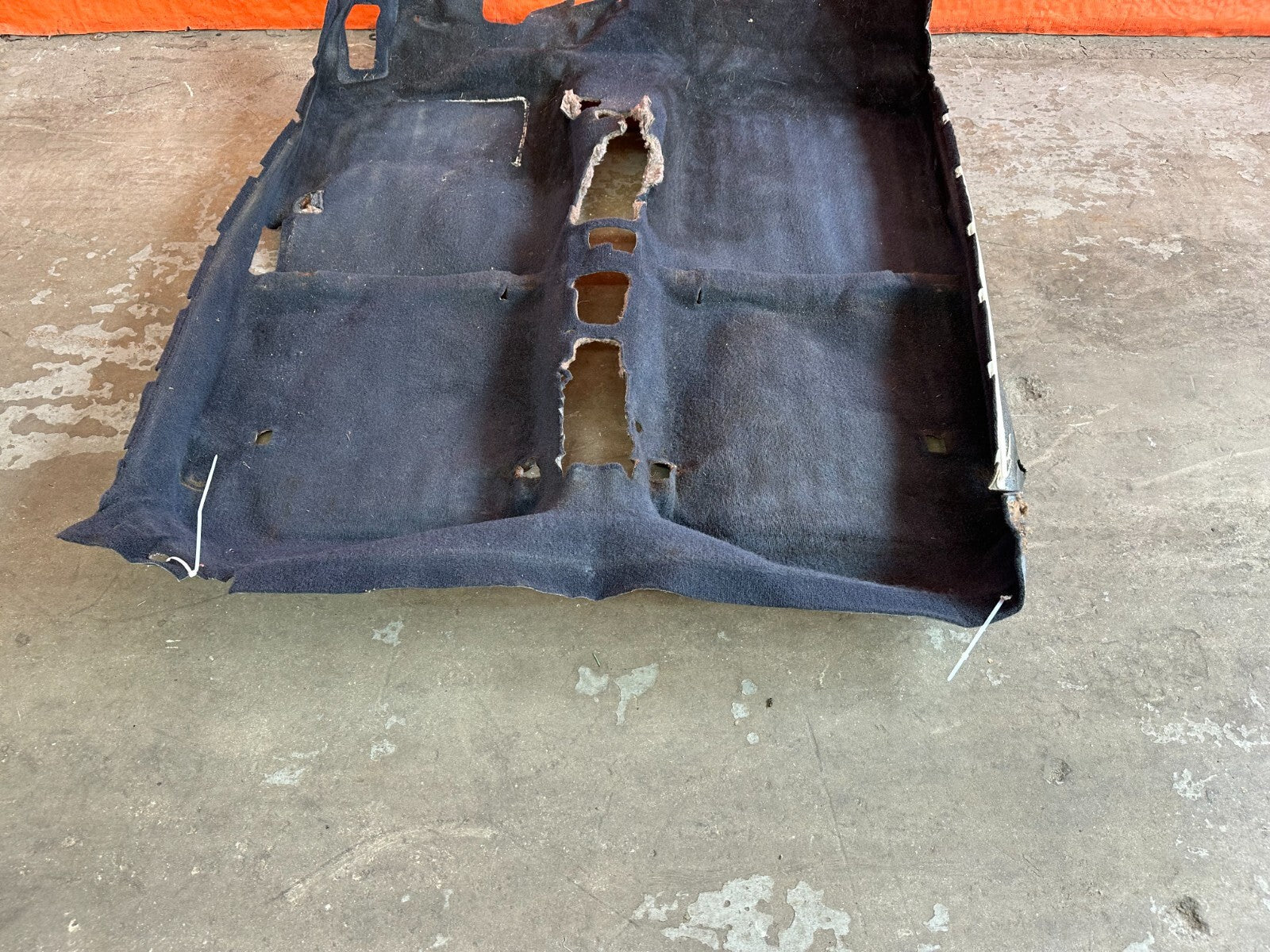 1989 89 HONDA CRX DX   INTERIOR FLOOR CARPET RUG MAT   BLUE IN COLOR   OEM #2431