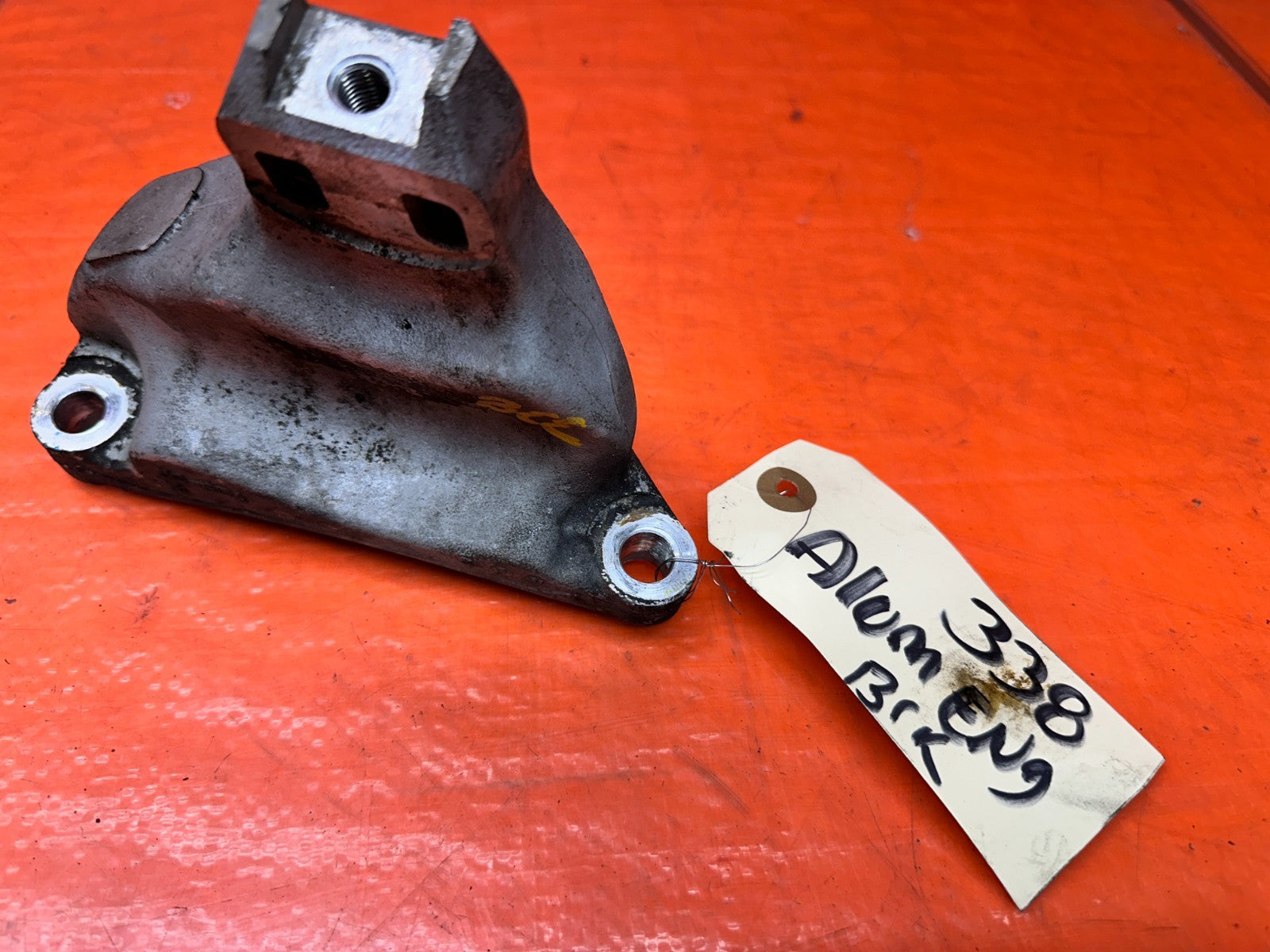 04-05 ACURA TSX 2.4L K24A2 ALUMINUM ENGINE MOTOR MOUNT BRACKET OEM #3385