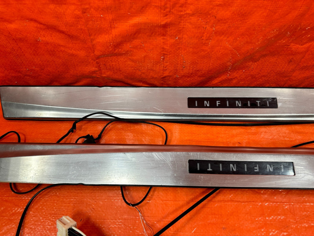 08 15 INFINITI G37 Q60 COUPE   ILLUMINATING FLOOR PILLARS W/ PLUG N PLAY HARNESS8
