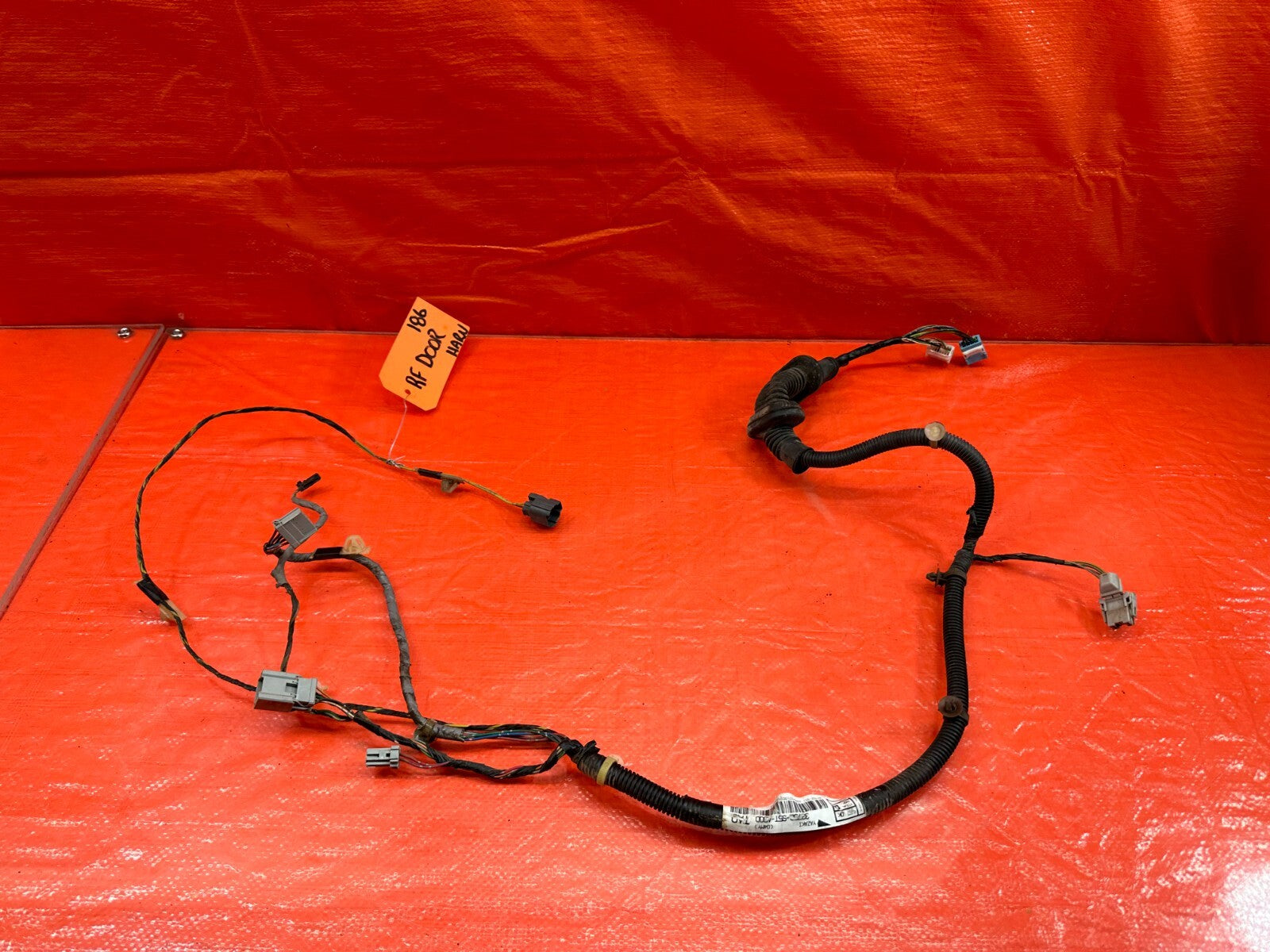 02 05 HONDA CIVIC SI EP3 HATCH PASSENGER RIGHT DOOR WIRING HARNESS WIRE LOOM 1860