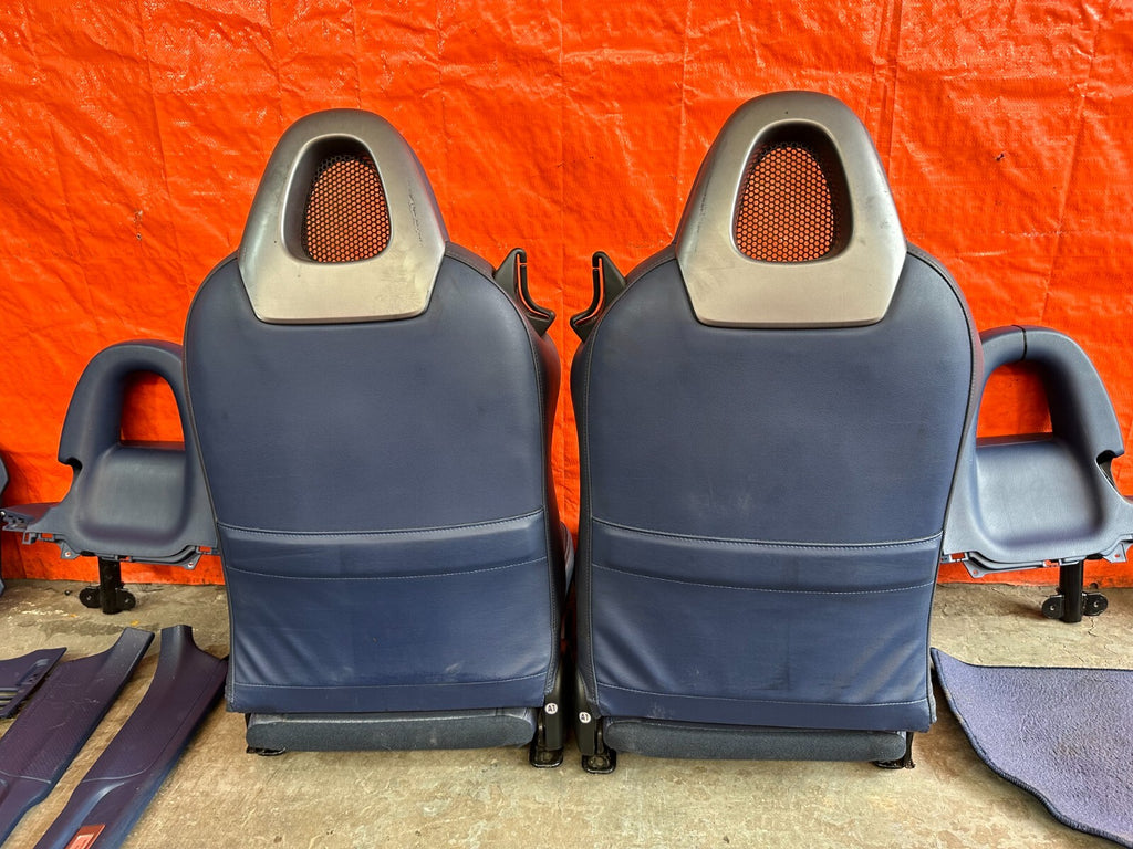 00 09 HONDA S2000   BLUE INTERIOR CONVERSION   SEATS DASH CARPET PLASTICS PANELS21