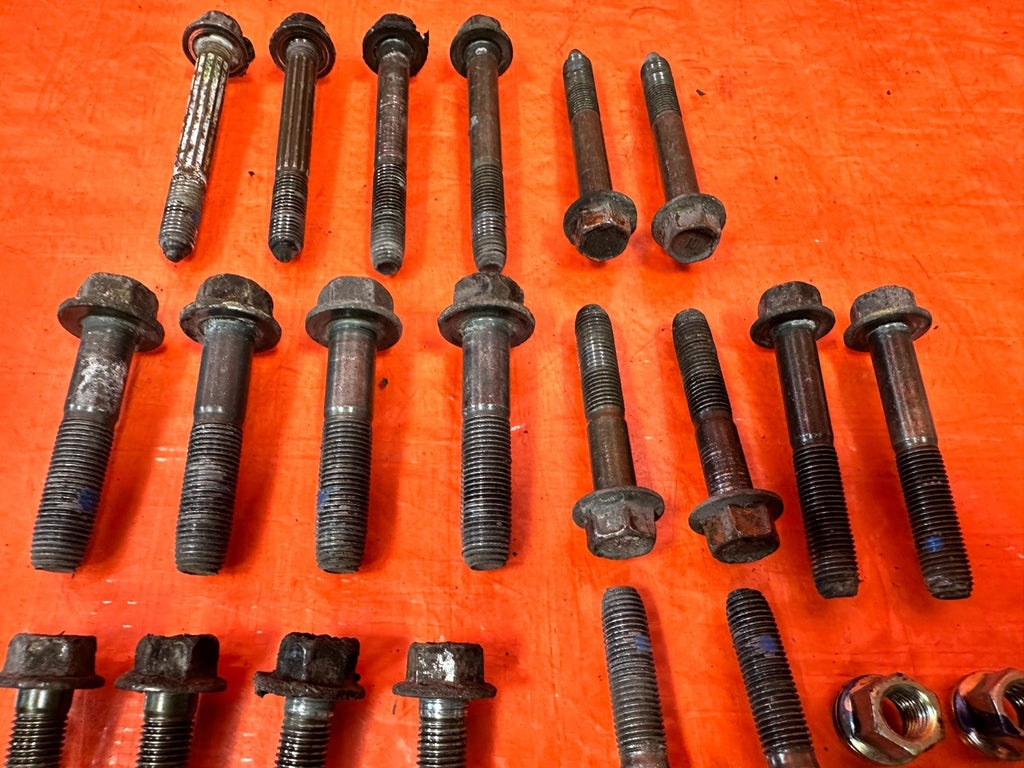 90 91 HONDA CIVIC   REAR LOWER CONTROL / TRAILING ARM TO CHASSIS BOLTS OEM 3257