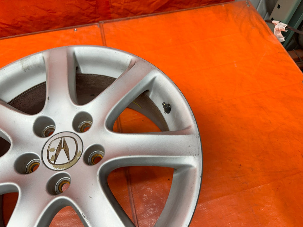 04 08 ACURA TSX 2.4L 17 INCH 7 SPOKE ALLOY WHEEL RIM 17x7 5x114.3 OEM FACTORY  16