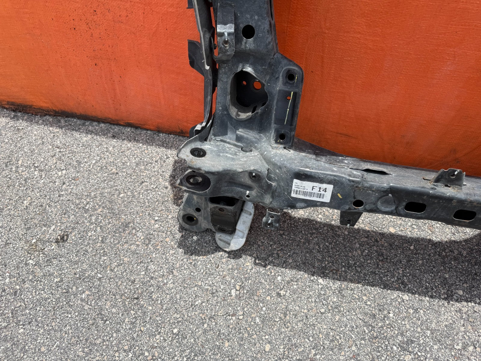 13 16 HYUNDAI GENESIS COUPE FRONT SUBFRAME CROSSMEMBER K FRAME ENGINE CRADLE OEM6