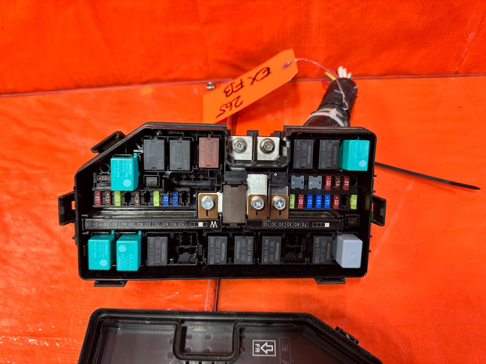 2013 13 HONDA CIVIC SI 2D COUPE   ENGINE BAY UNDER HOOD FUSE BOX   OEM #2655