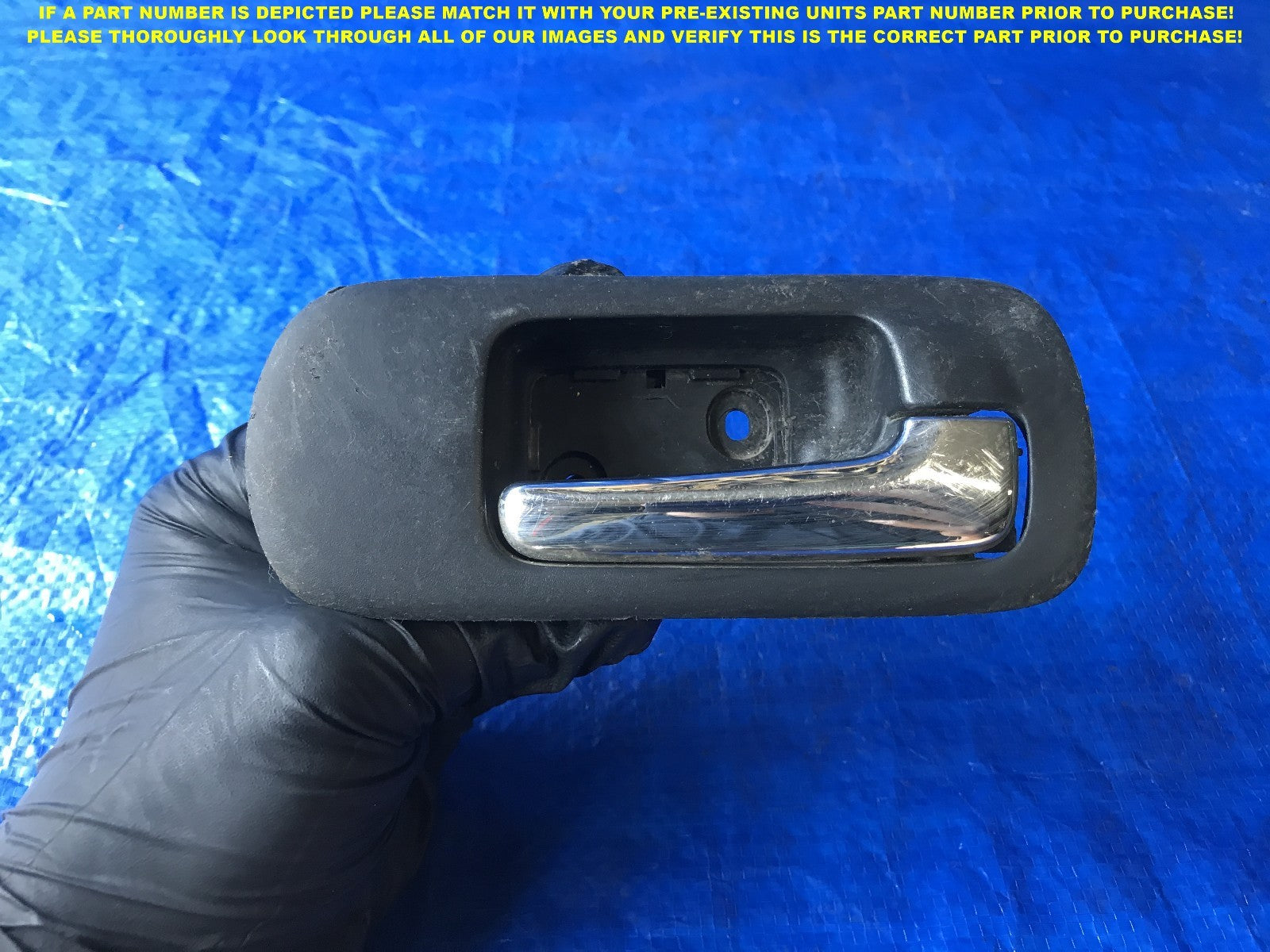 OEM 2001 2002 03 HONDA CIVIC 4D PASSENGER RIGHT FRONT INTERIOR DOOR HANDLE     0