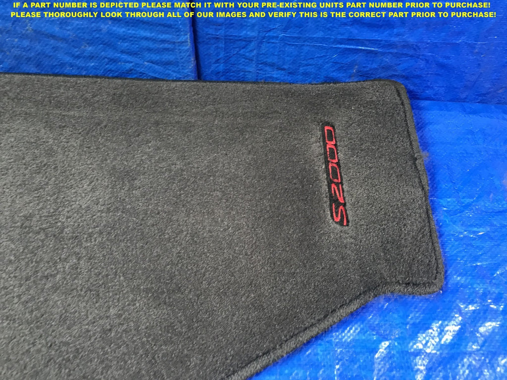 OEM 2004 2005 04 05 HONDA S2000 PASSENGER RIGHT FRONT FLOOR MAT1