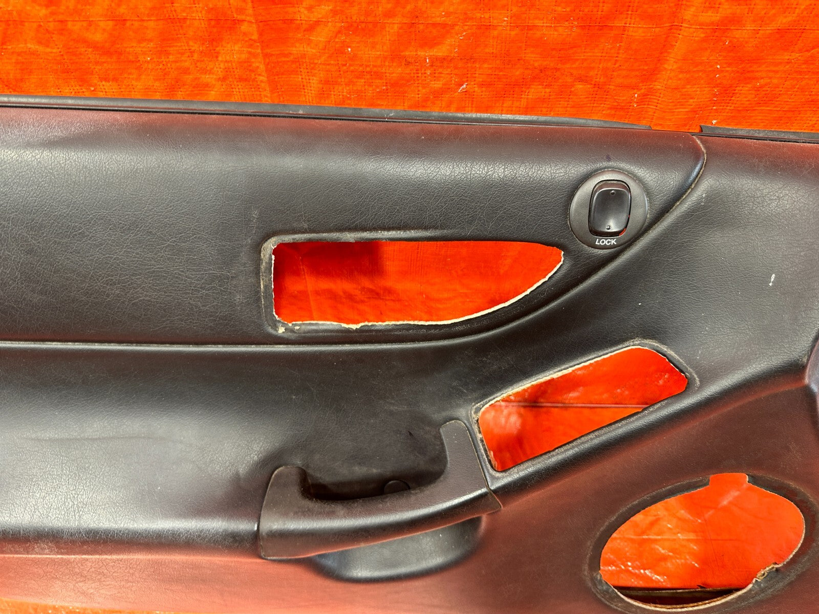 93 97 HONDA DEL SOL   LEFT AND RIGHT DOOR PANELS   ALL BLACK   OEM #2958