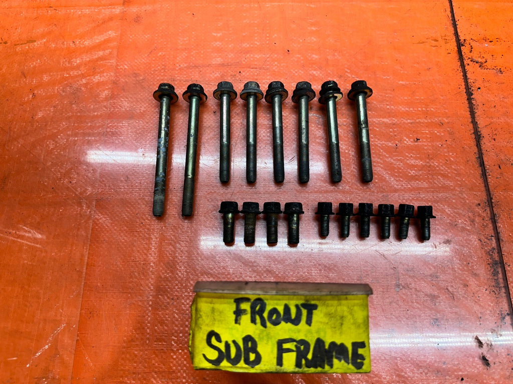 92 96 HONDA PRELUDE FRONT SUBFRAME MOUNTING BOLTS OEM #3324