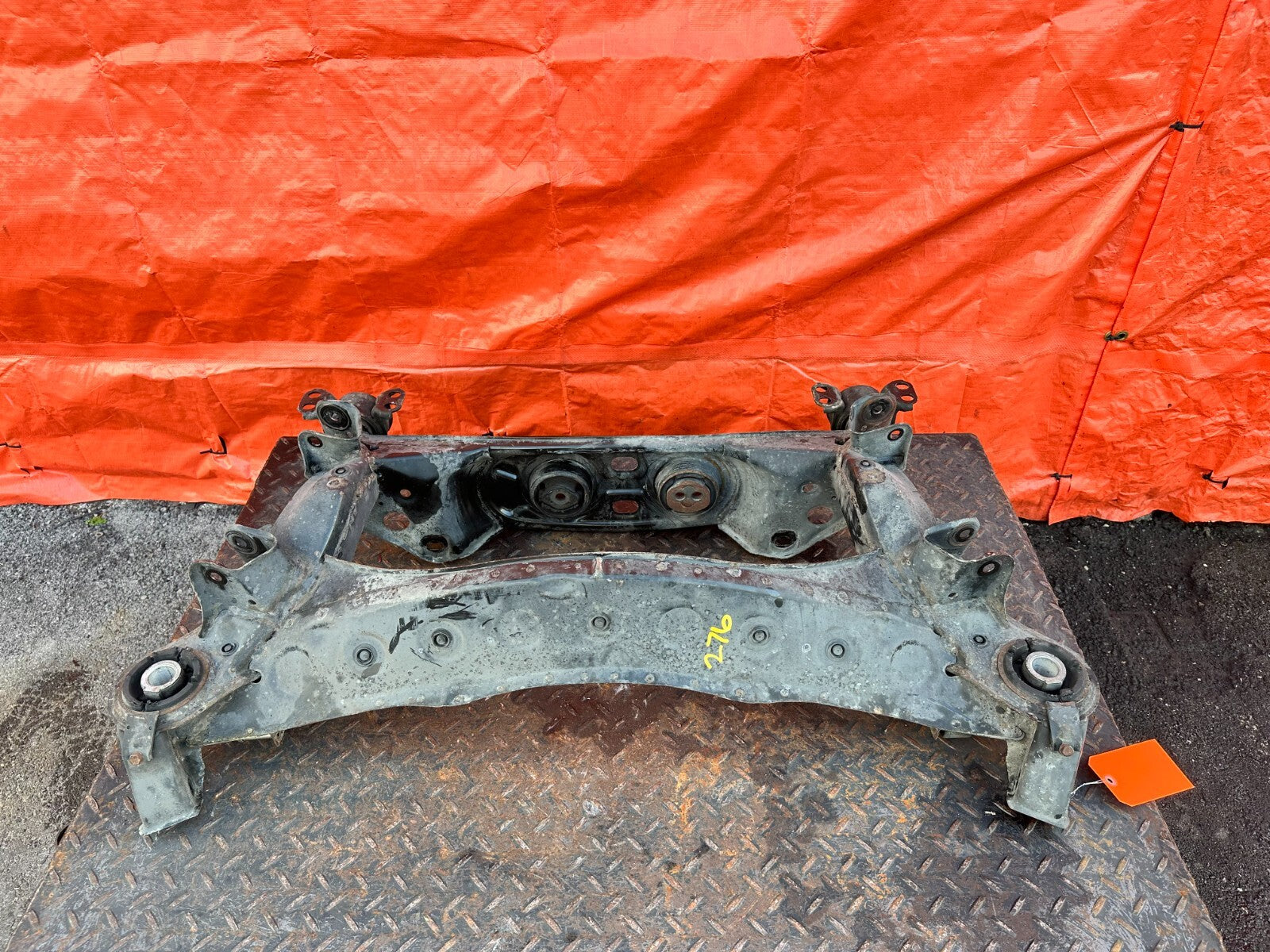 92 00 LEXUS SC300   REAR SUBFRAME SUB FRAME BRACKET BRACE   OEM FACTORY #27617