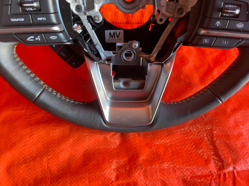 2021 SUBARU CROSSTREK STEERING WHEEL W/ ORANGE STITCHING   PREMIUM MODEL OEM #721