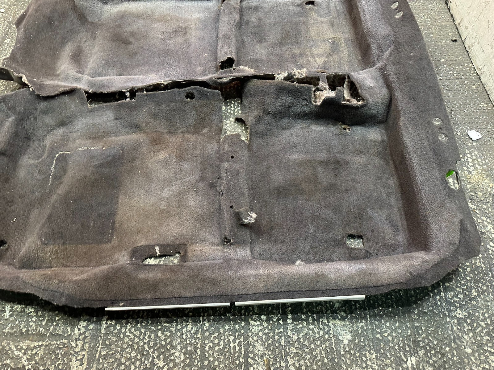 97 01 HONDA PRELUDE   INTERIOR FLOOR CARPET RUG MAT   BLACK IN COLOR OEM #2599