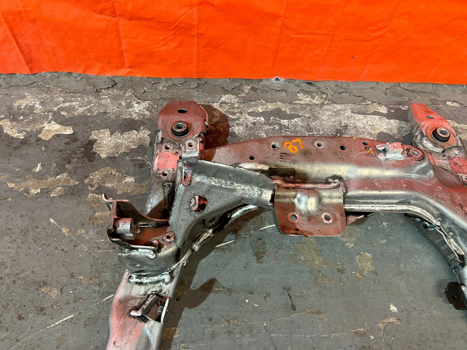 2007 07 ACURA TL TYPE S   FRONT SUBFRAME CROSSMEMBER K FRAME   AUTOMATIC OEM 879