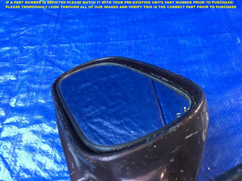 OEM 1990 1991 1992 1993 HONDA ACCORD DRIVER LEFT SIDE VIEW MIRROR E101173648