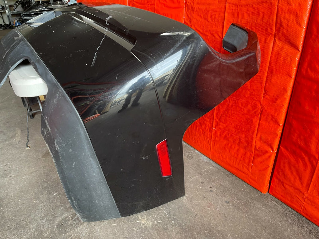 11 14 DODGE CHALLENGER R/T COMPLETE REAR BUMPER COVER W/ ALL TRIM TOP & BOTTOM3