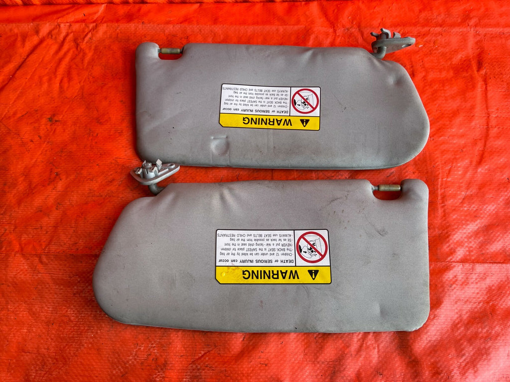 04 05 LANCER EVOLUTION EVO 8 VIII   NON SUNROOF MODEL   SUN VISOR SET LEFT RIGHT6