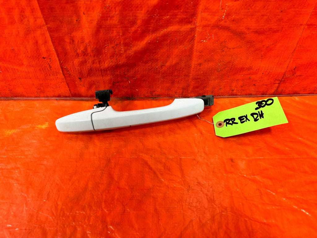 06 11 HONDA CIVIC 4D SEDAN PASSENGER RIGHT REAR EXTERIOR DOOR HANDLE WHITE #3000