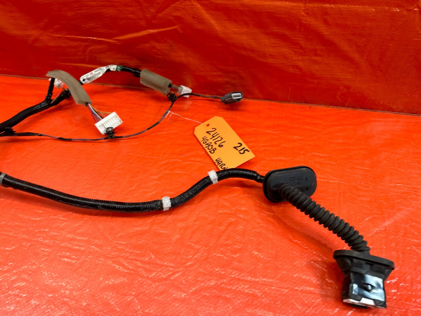 14 17 INFINITI Q50   DOOR WIRING HARNESS WIRE LOOM   LEFT OR RIGHT REAR   #2155