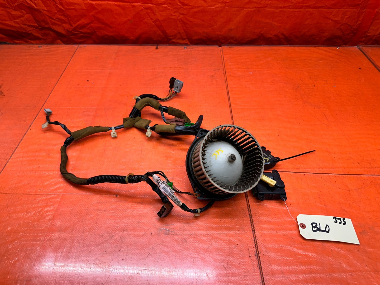 97 01 HONDA PRELUDE 2.2L HEATER AC BLOWER MOTOR WITH WIRING HARNESS OEM #3350