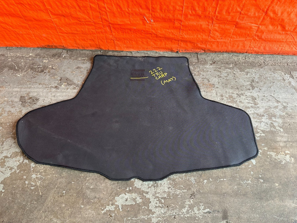 2017 INFINITI Q50 RED SPORT 400 REAR TRUNK FLOOR MAT LINING BLACK CARPET OEM 2226