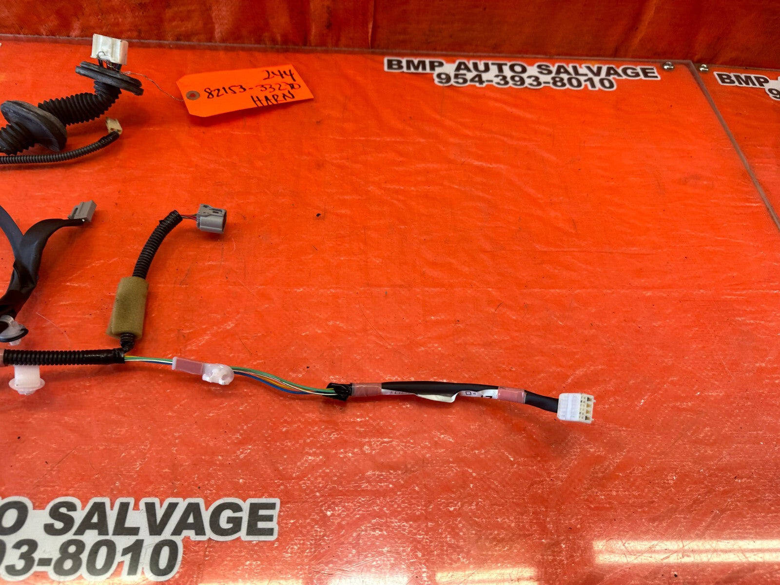 2009 09 LEXUS ES350   RIGHT FRONT DOOR WIRING HARNESS WIRE LOOM   OEM #2444