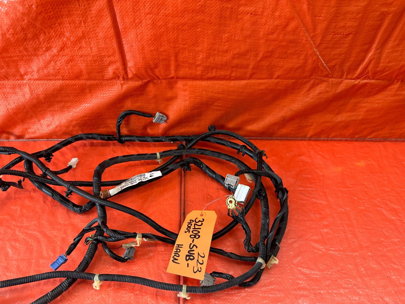 06 11 HONDA CIVIC SI 2D   REAR TAIL LIGHT LAMP WIRING HARNESS WIRE LOOM OEM #2232