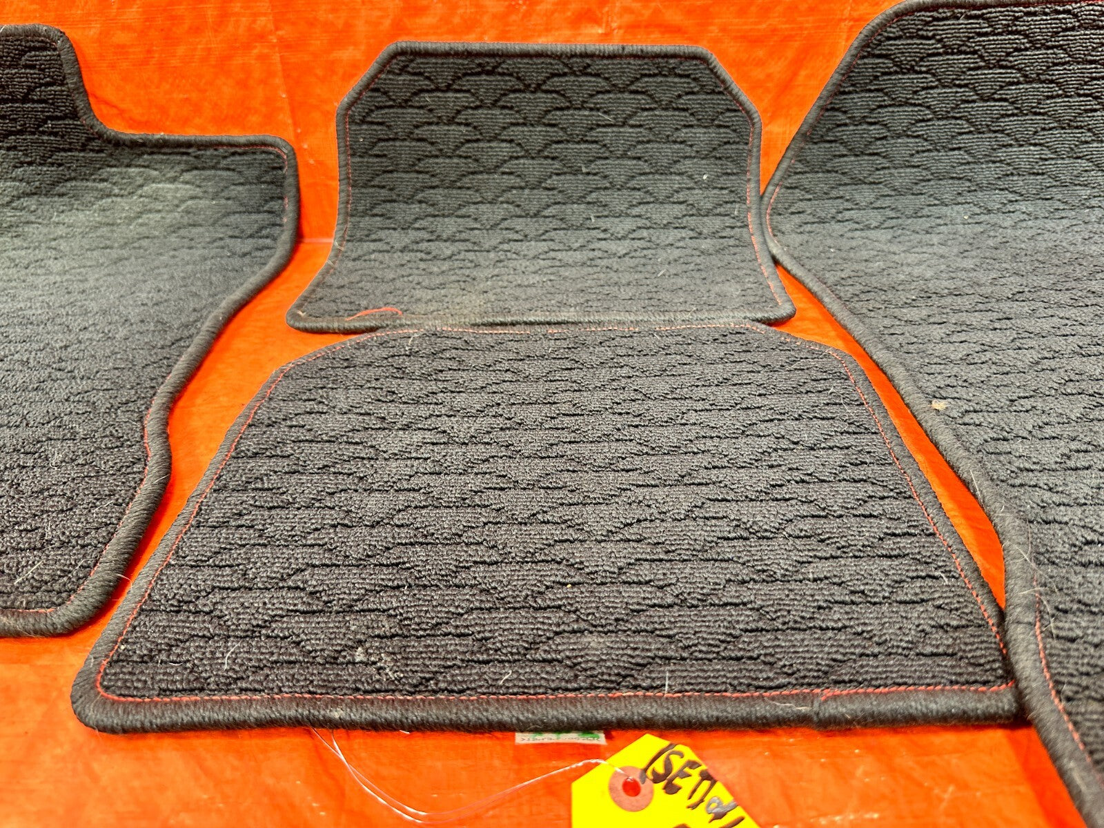 13 16 SCION FRS   FLOOR MAT SET   BLACK COLOR   LEFT RIGHT FRONT REAR   OEM 2934