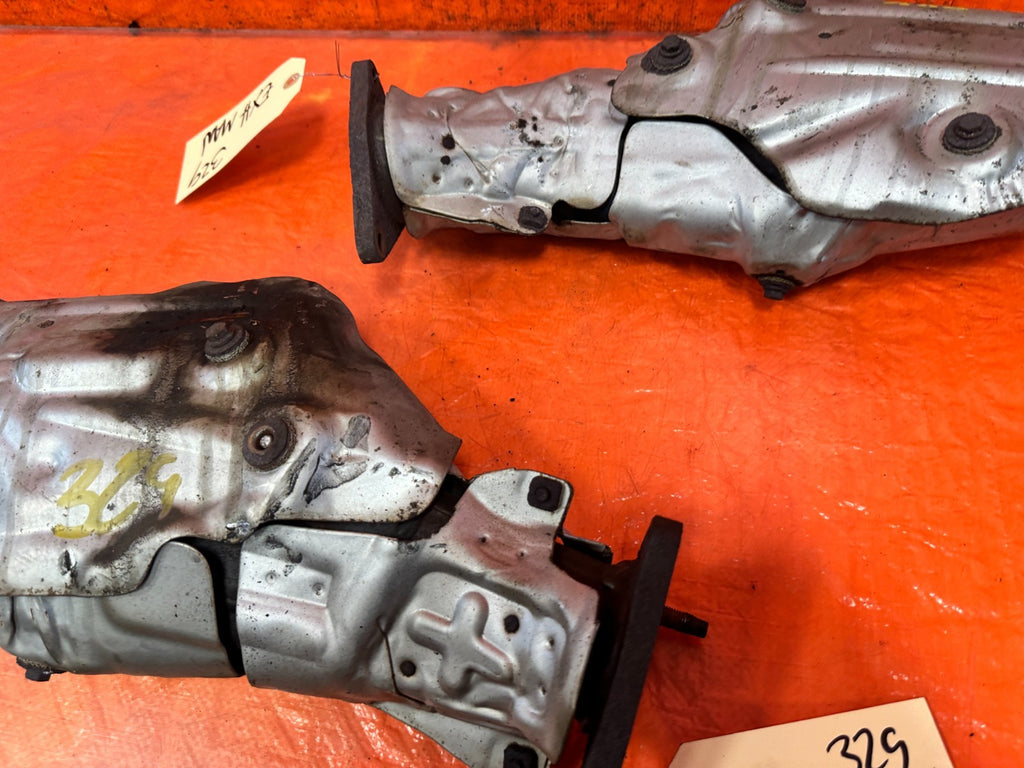 08 15 INFINITI G37 Q60 3.7L EXHAUST MANIFOLDS HEADERS LEFT RIGHT SET #3293