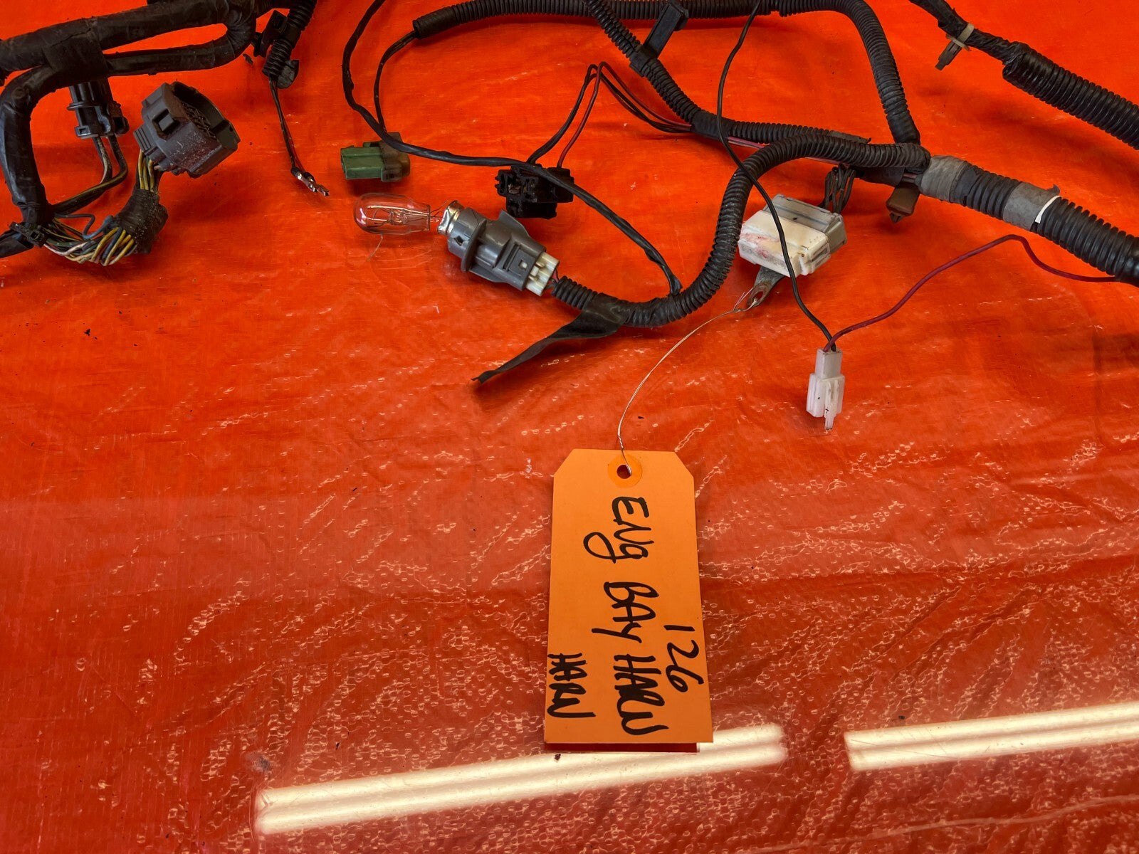 94 95 HONDA DEL SOL   MANUAL   ENGINE BAY / UNDER HOOD WIRING HARNESS WIRE LOOM 8