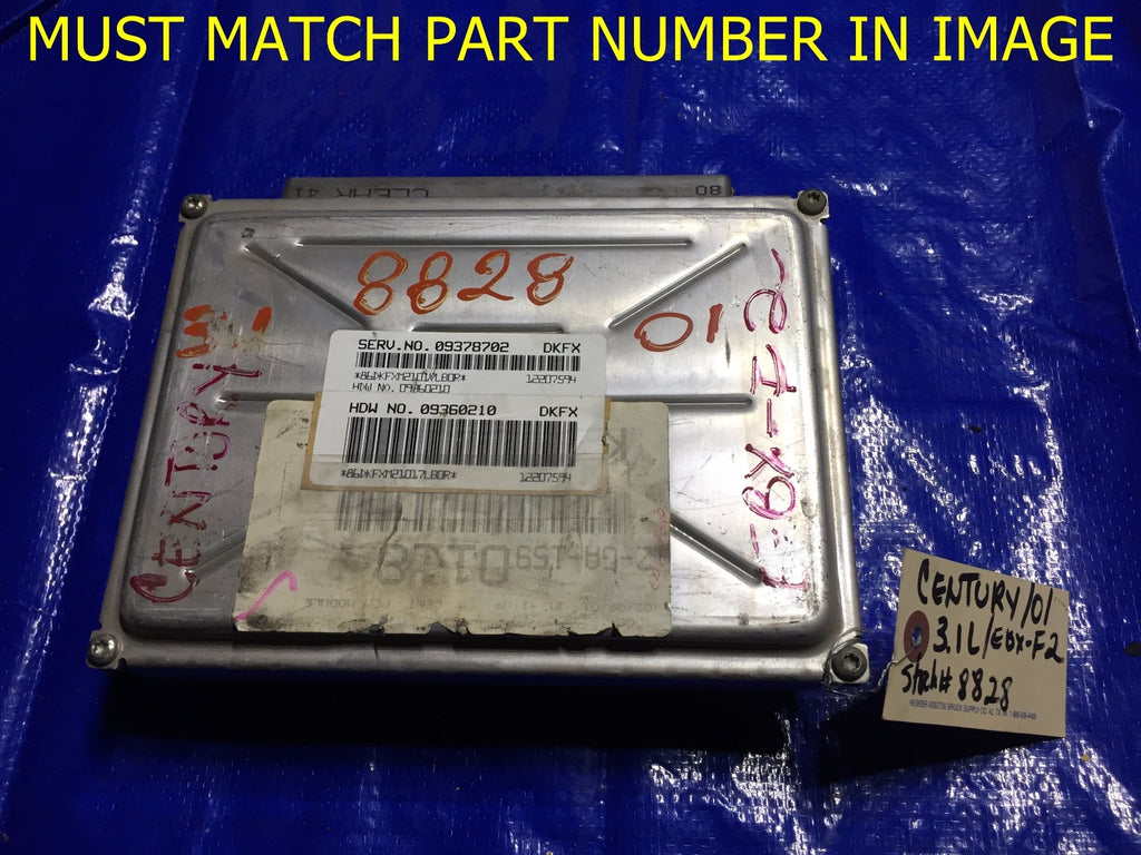 OEM 2000 OLDSMOBILE INTRIGUE ENGINE COMPUTER ECU ECM BRAIN EBX 09378702 DKFX0