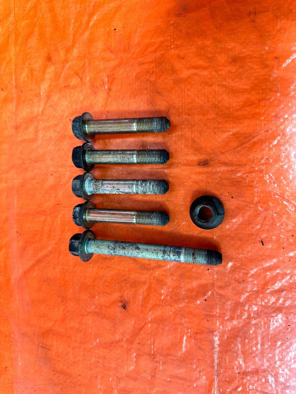 04 08 ACURA TSX   REAR TRAILING ARM BOLTS HARDWARE OEM #3121